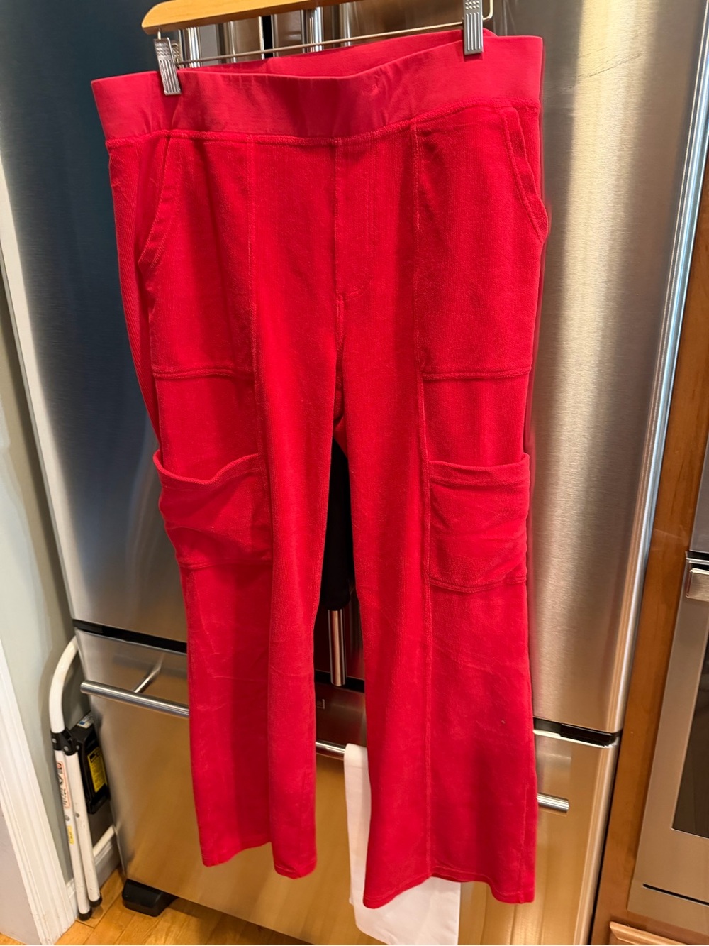 XCVI  red Cargo Knit Joggers